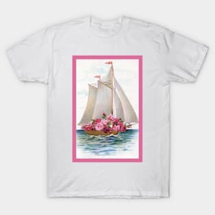 Vintage Valentine Boat T-Shirt